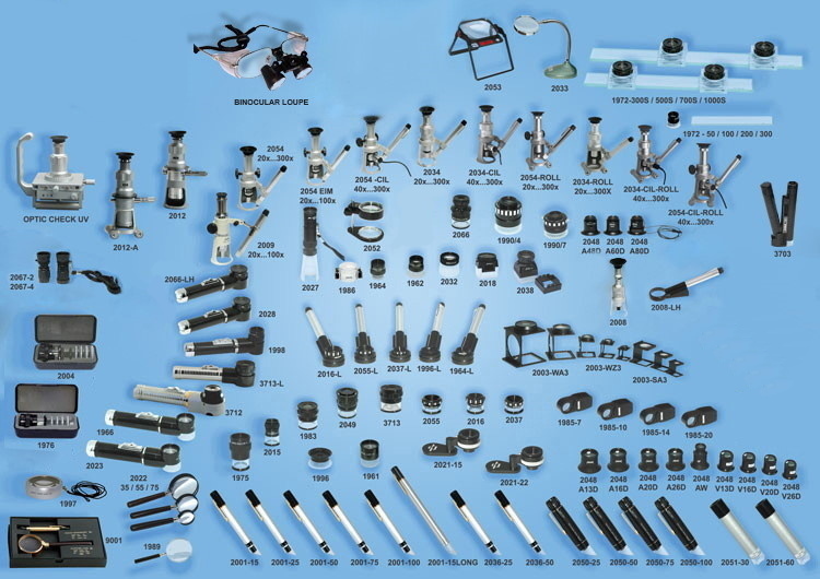 Loupes, Linen Testers and Small Microscopes